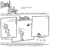 Tablet Screenshot of deadbaby.alanv.org